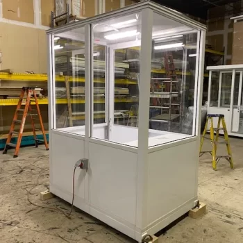 Guard Shack 4x6 ECONO White Security Booth