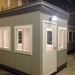 8×12 Guard Booth – Portable Security Cabin with Insulation