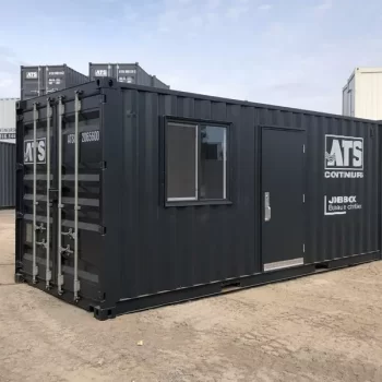 20Ft Mobile Office Container – Ready-to-Use Portable Workspace with Electrical and Lighting Features