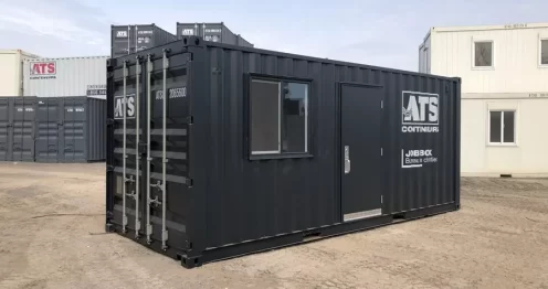 20Ft Mobile Office Container – Ready-to-Use Portable Workspace with Electrical and Lighting Features