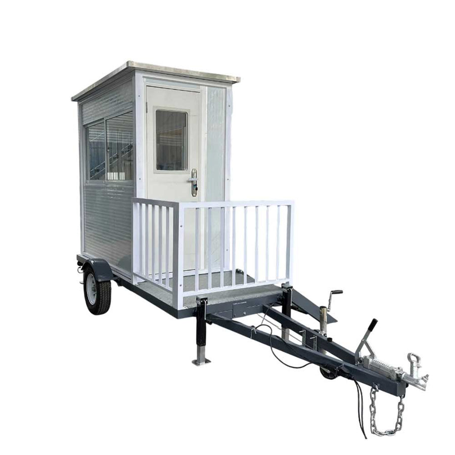 Trailer Guard Shack With AC & Heating – 6.5x6.5 ft Mobile Booth - Image 9