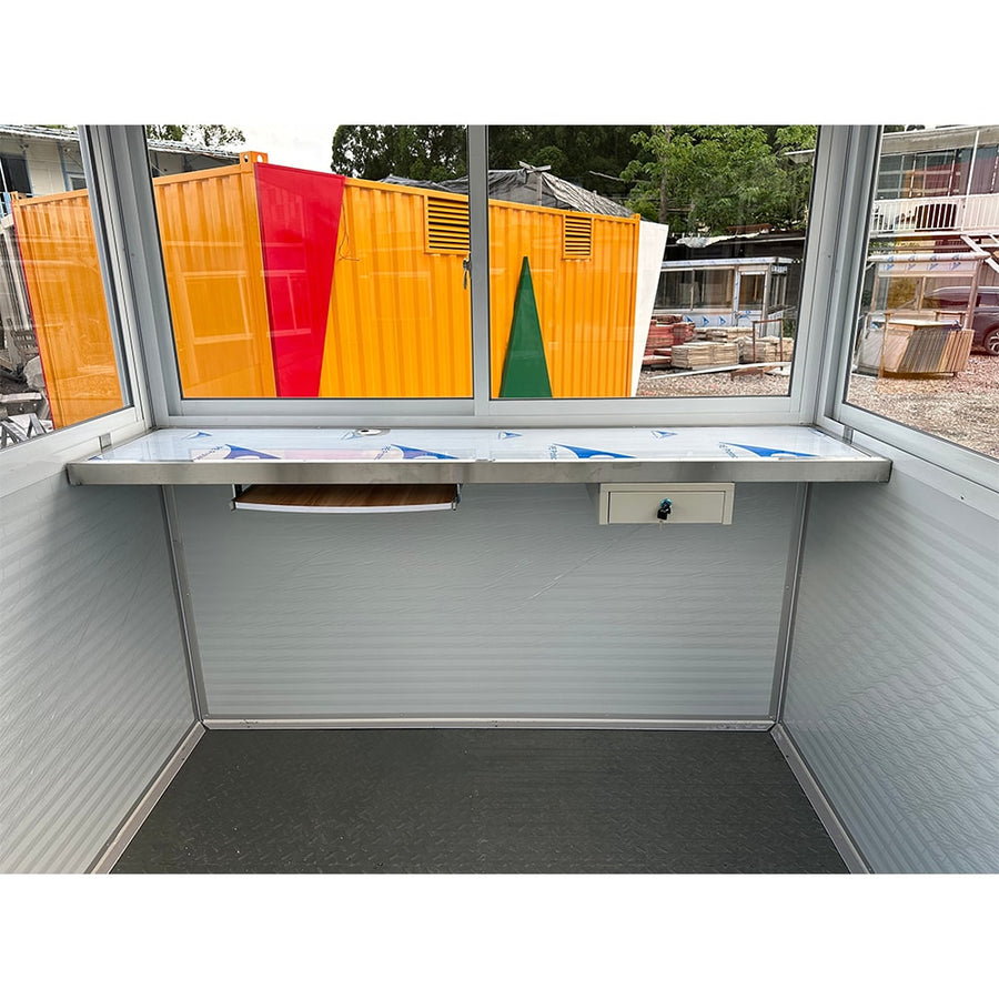 Trailer Guard Shack With AC & Heating – 6.5x6.5 ft Mobile Booth - Image 7