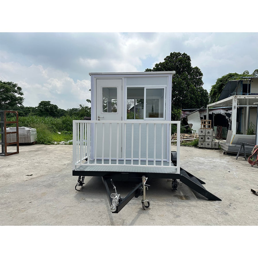 Trailer Guard Shack With AC & Heating – 6.5x6.5 ft Mobile Booth - Image 3