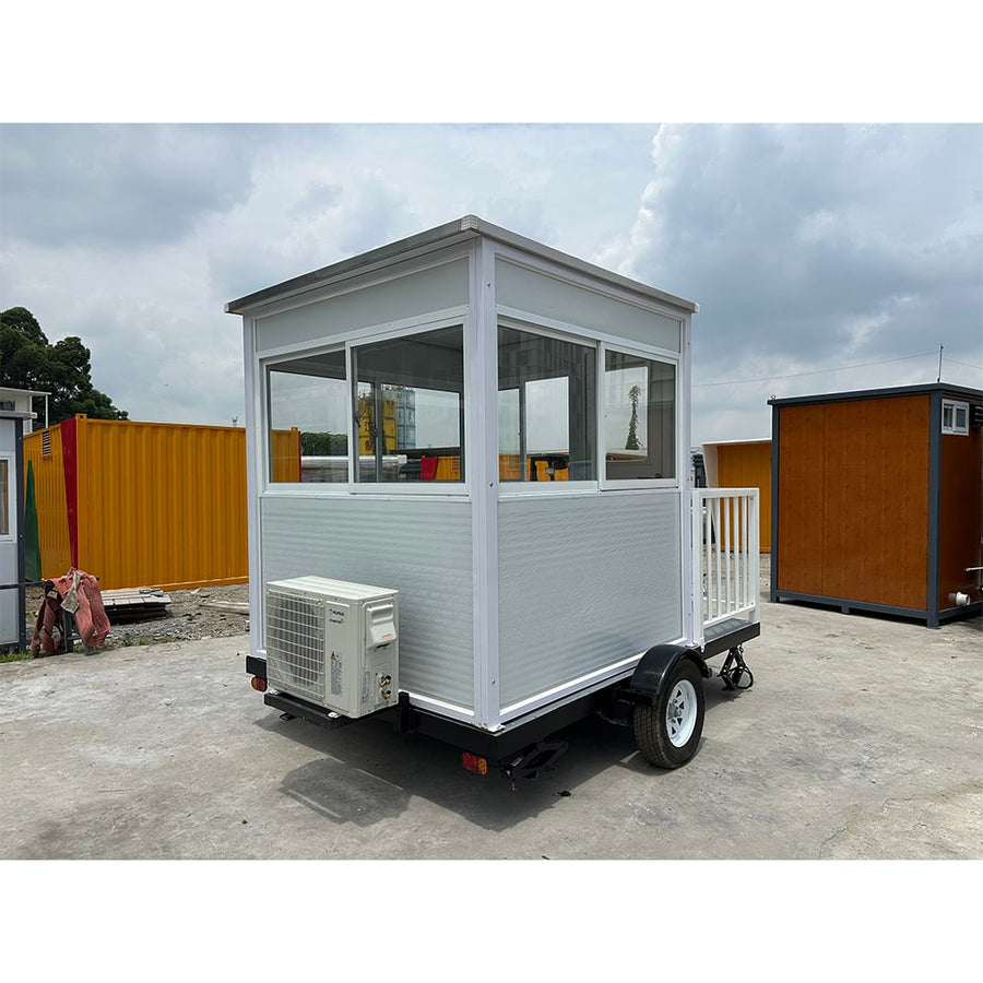 Trailer Guard Shack With AC & Heating – 6.5x6.5 ft Mobile Booth - Image 4