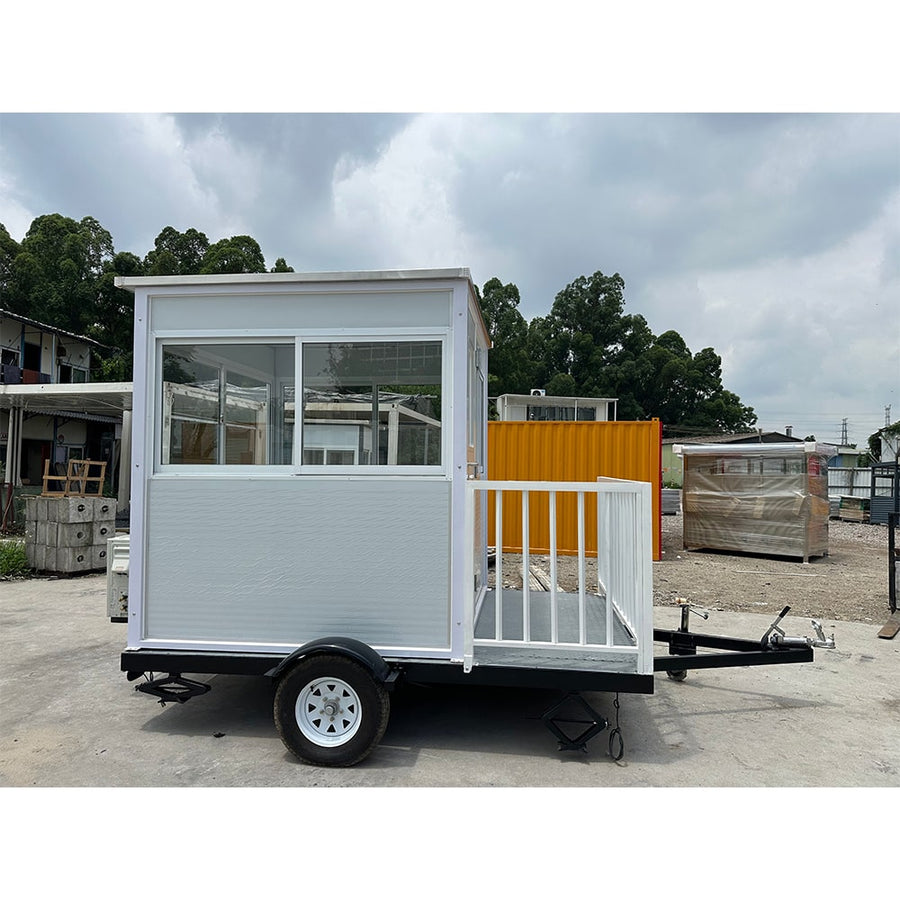 Trailer Guard Shack With AC & Heating – 6.5x6.5 ft Mobile Booth - Image 5
