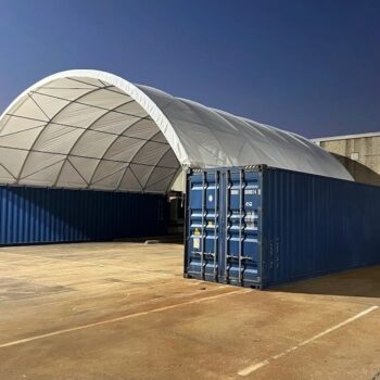 Shipping container canopy 40ft for sale in Huntsville, Alabama