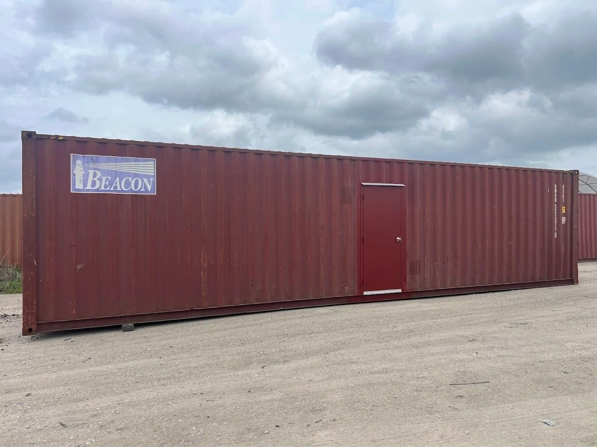 Used 40-foot shipping container for sale in Huntsville, Alabama