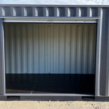 20-foot shipping container with roll-up door grey for sale in Huntsville, Alabama