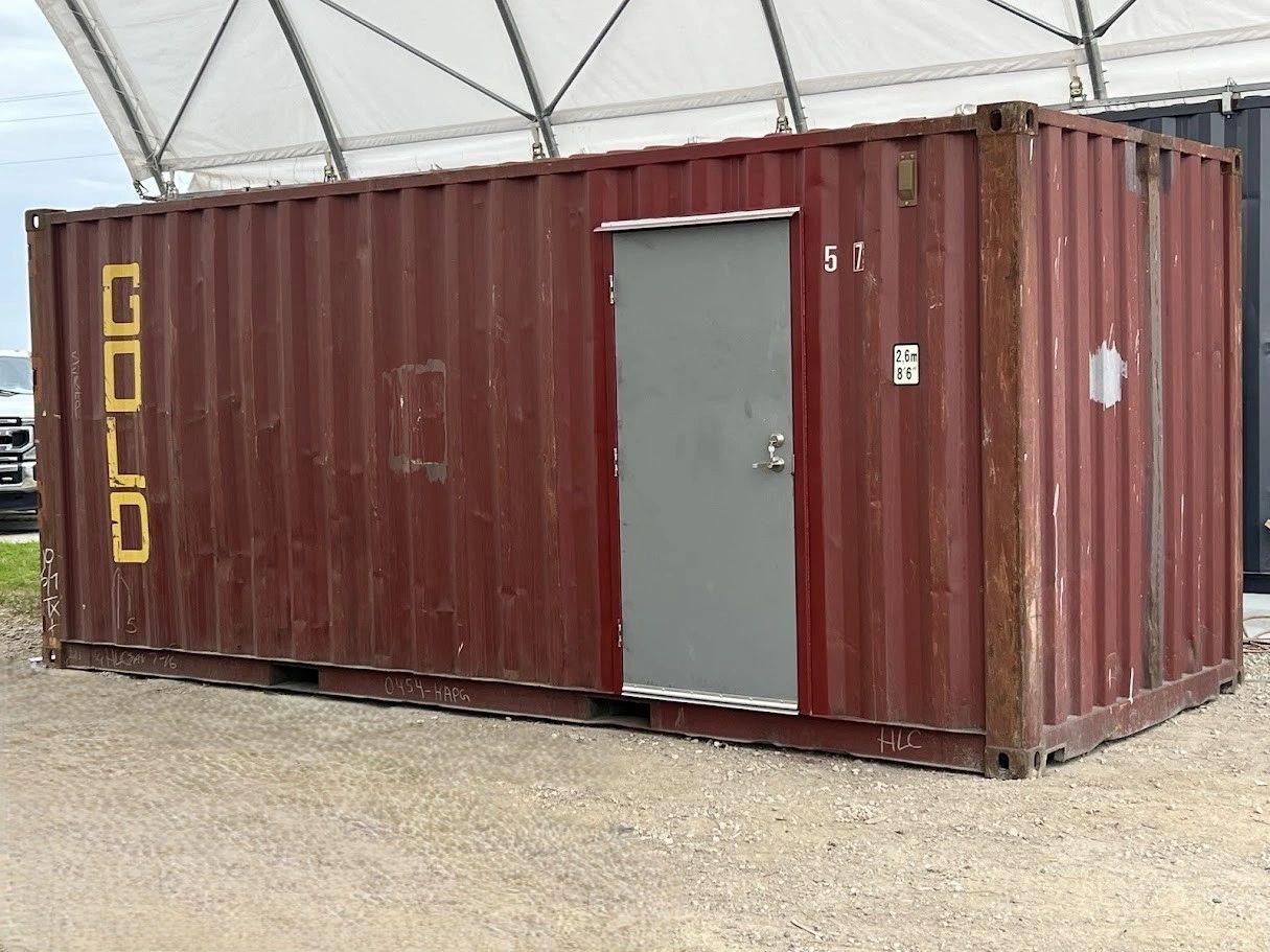 Used 20-foot shipping container for sale in Huntsville, Alabama